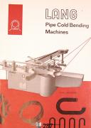 Ludwig Lang-Lang-Ludwig Lang Uni Gigant, Pipe Cold Bending Machine, Operations and Parts Manual-M63-M76-Uni Gigant-01